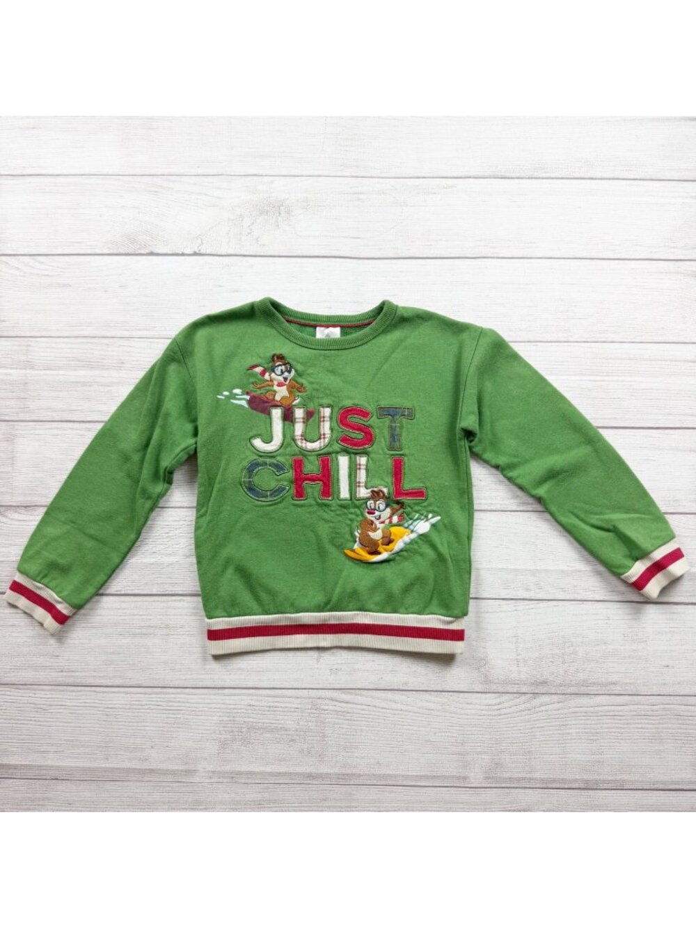 Disney Kids Chip Dale Just Chill Pullover Sweatshirt 7-8